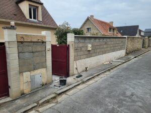 rehaussement muret bazemont 78