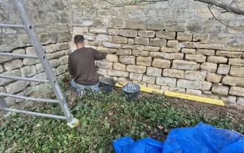 Rénovation mur pierre Poissy 78300