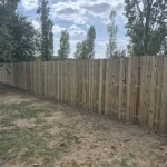 Remplacement d'une clôture bois Crespières 78121 - finitions